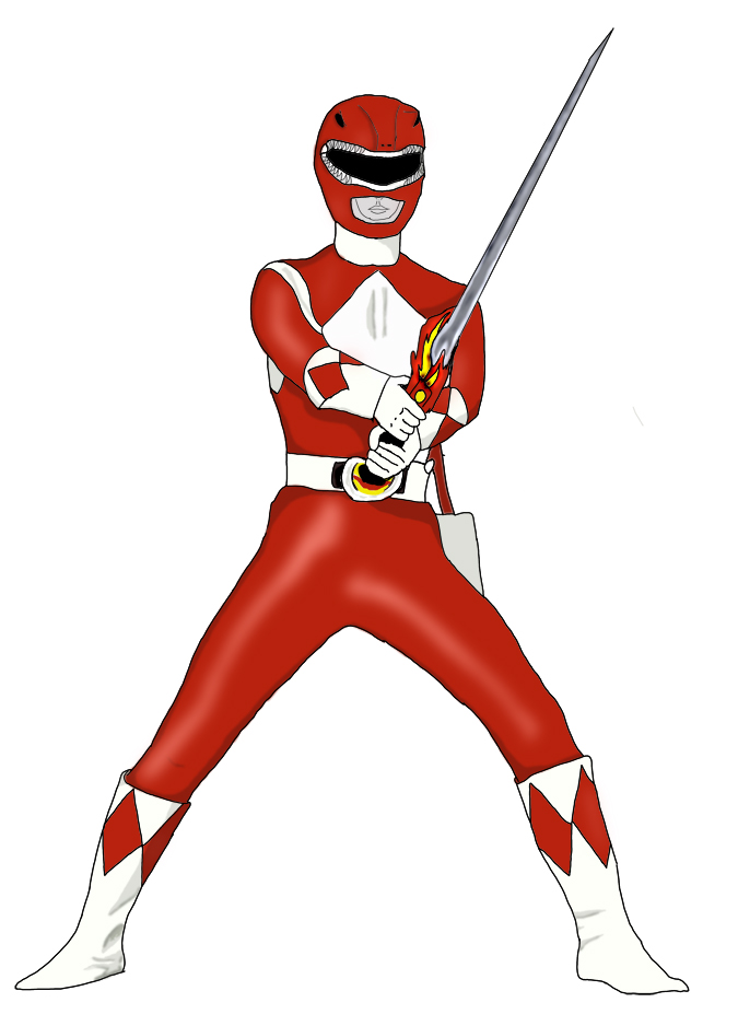 Red Ranger Drawing / Red Power Ranger Drawing at GetDrawings | Free