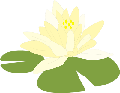 Lily pad template clipart