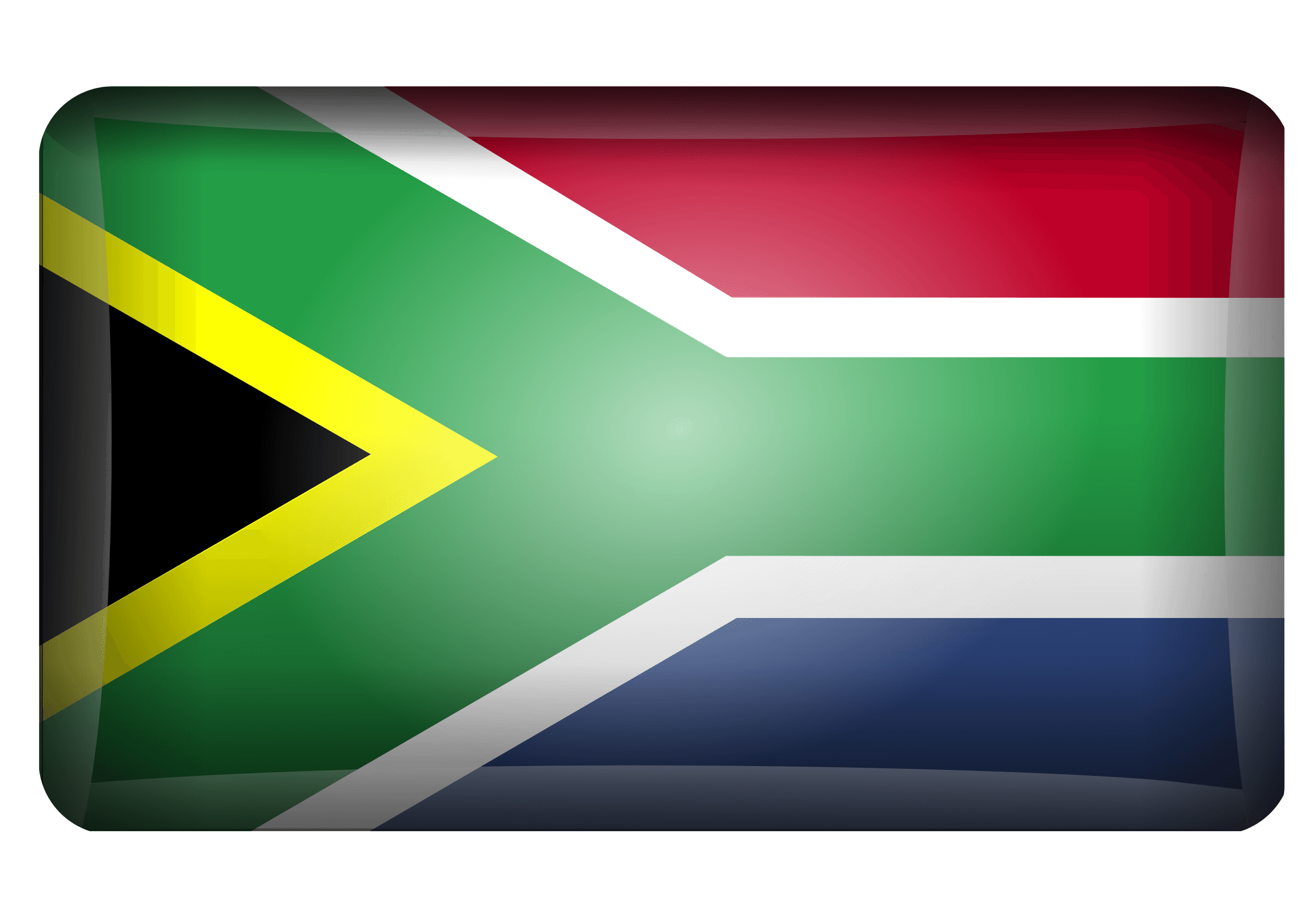 South African Flag In Africa Clip Art Library - vrogue.co