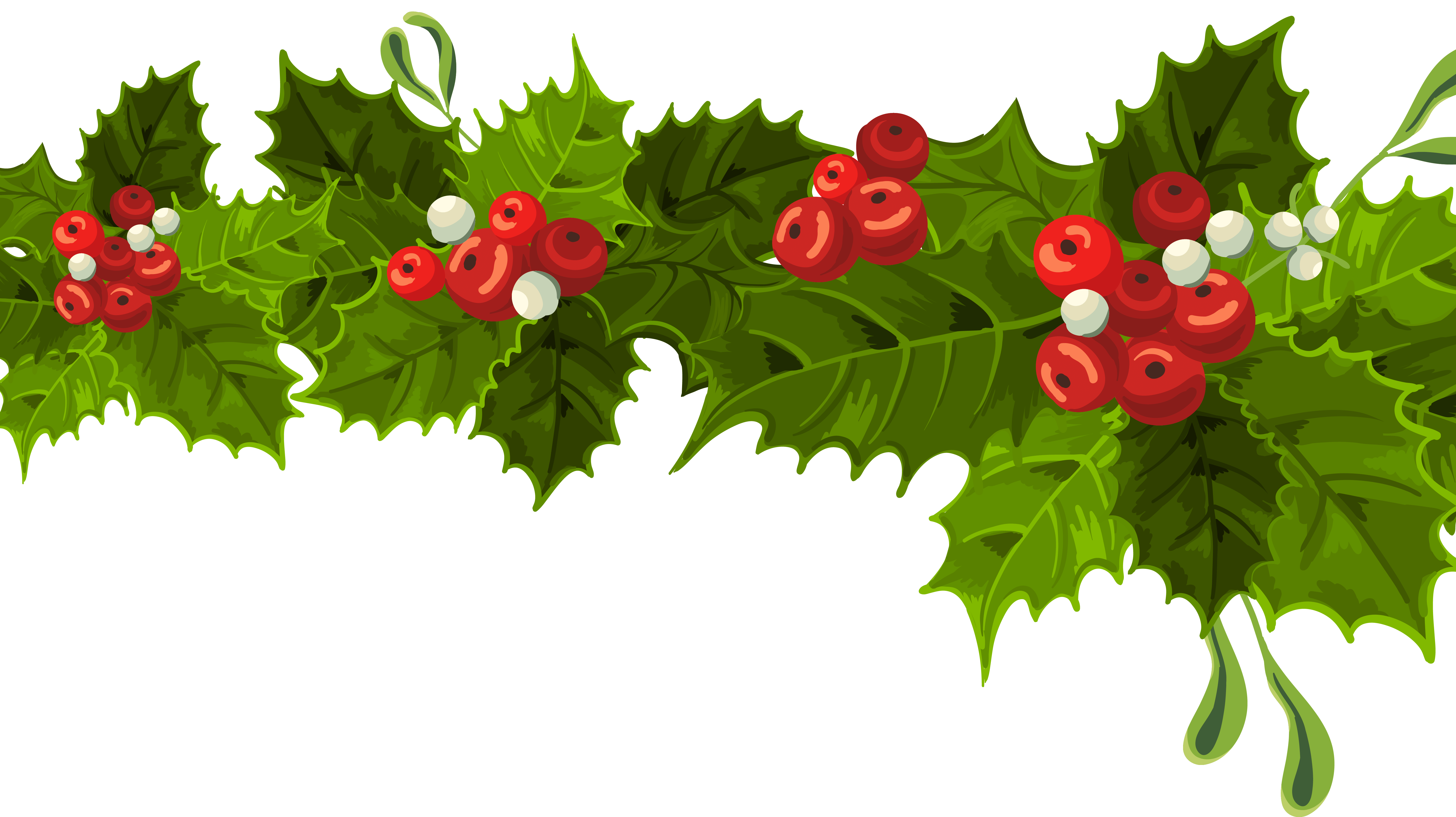 transparent mistletoe clipart - Clip Art Library