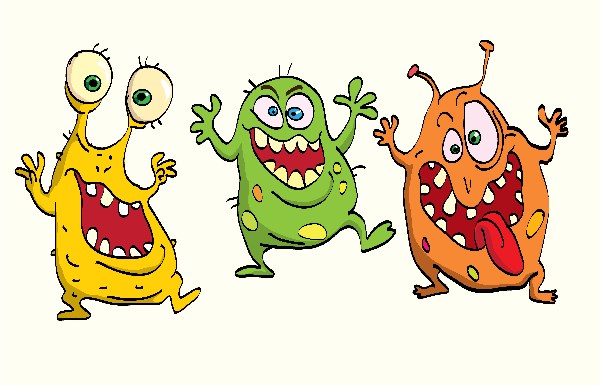 Germs Printable Clipart