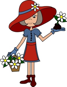 Planting Flowers Clipart
