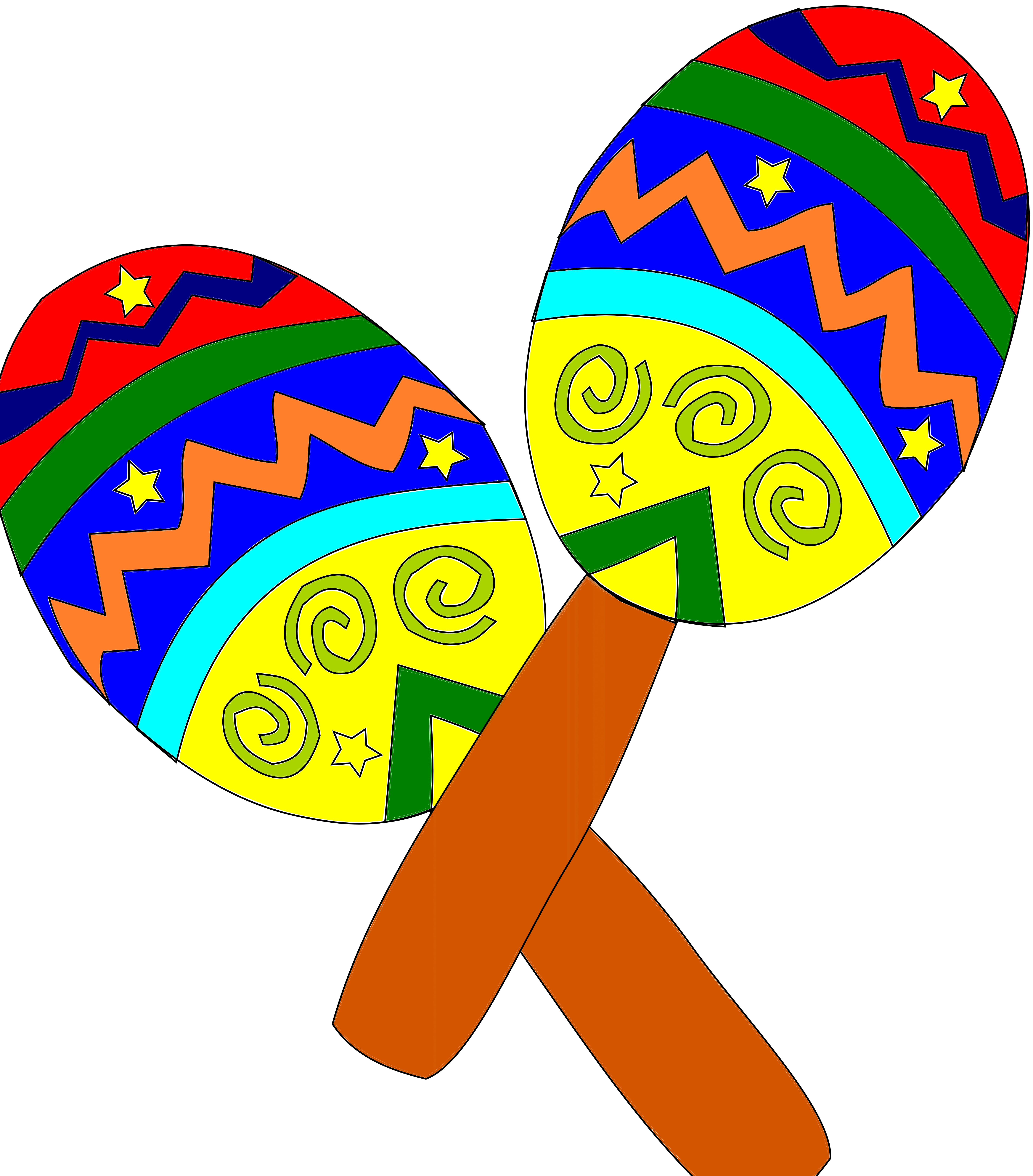 Mexican woman planting clipart