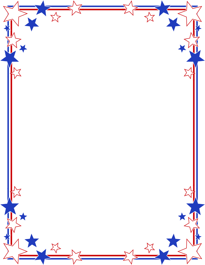 patriotic border printable - Clip Art Library