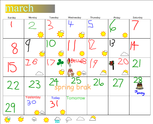 Calendar time clipart png