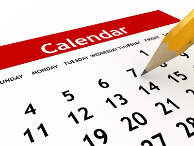 Mark your calendar school clipart