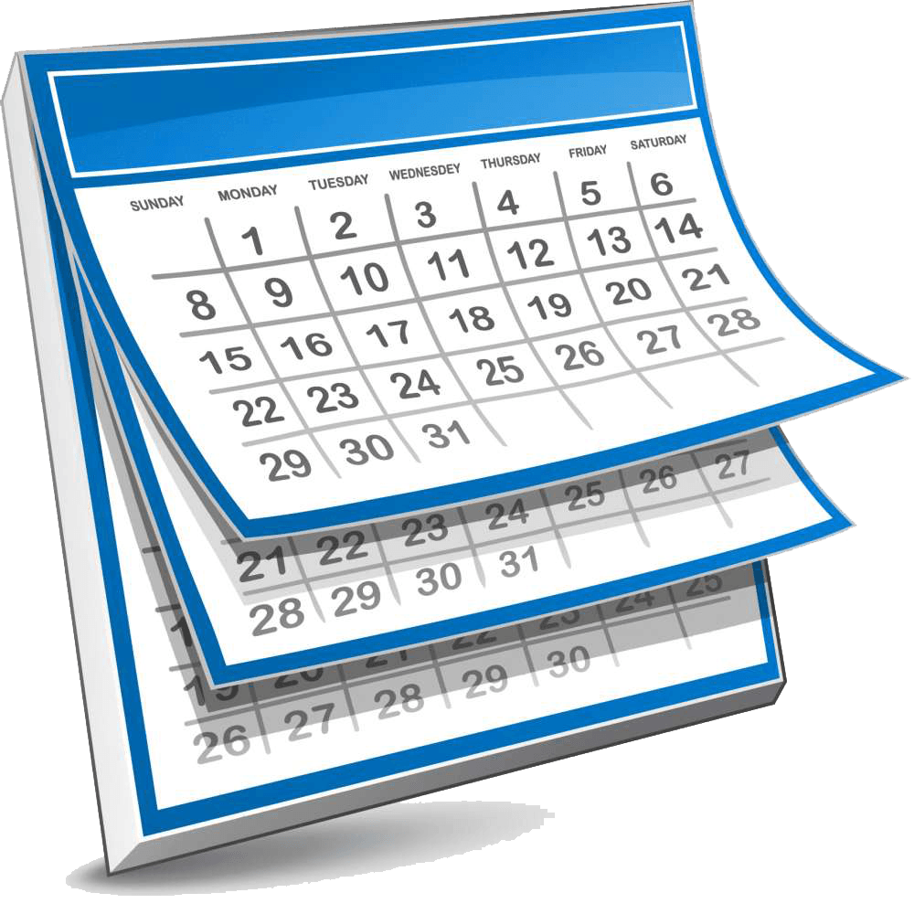 Calendar time clipart png