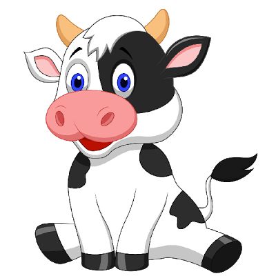 cow farm animals cartoon - Clip Art Library