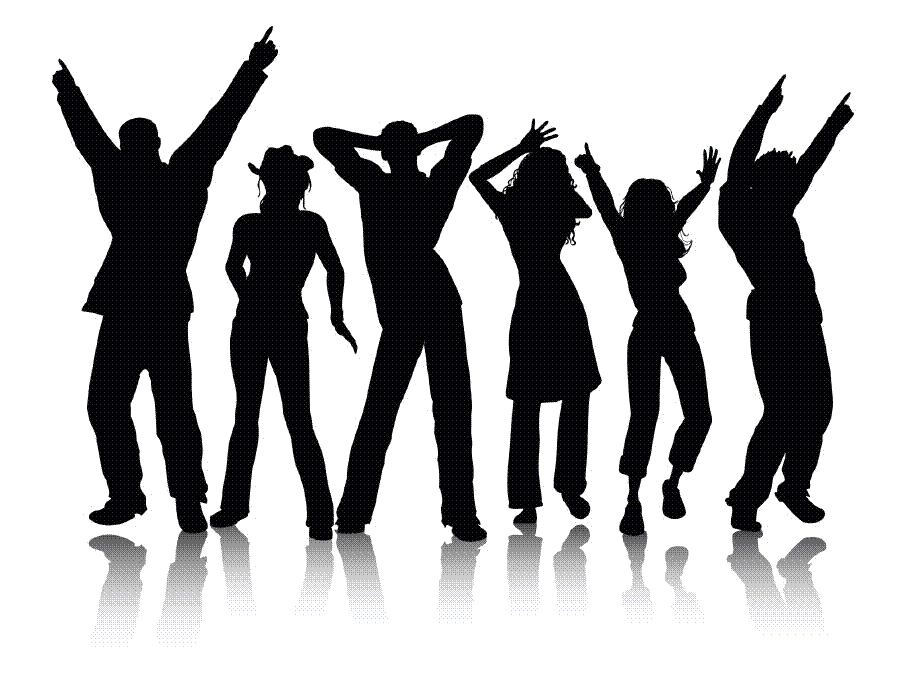 Party dancing clipart