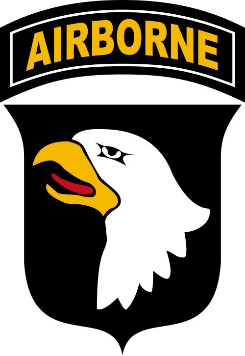Patch of the United States Army&101st Airborne Division.