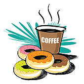 Featured image of post Clip Art Coffee And Doughnuts These would be great for invitations greeting cards scrapbook pages planner accessories planner stickers and printables
