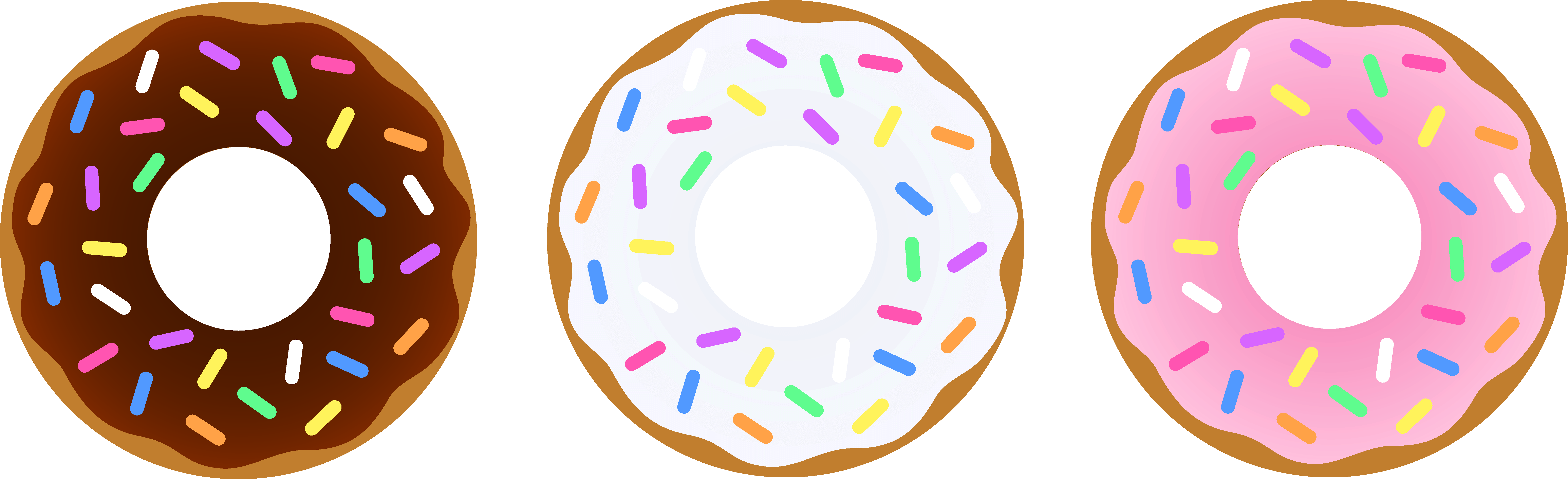 Free coffee and donut clipart