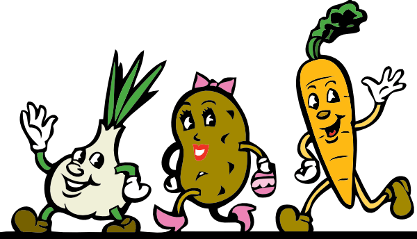 Cartoon Pictures Of Fruits And Vegetables