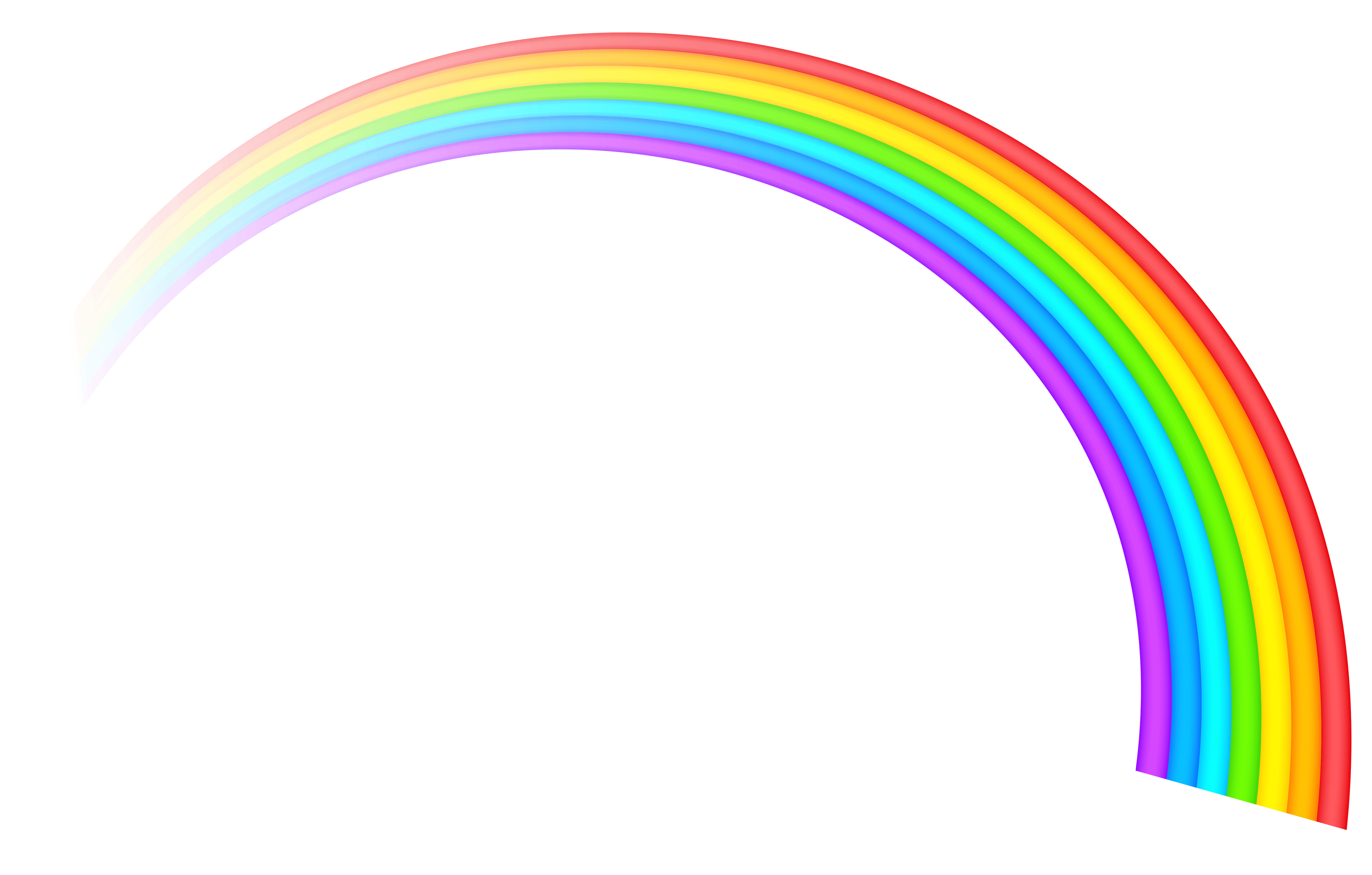 Transparent rainbow clipart