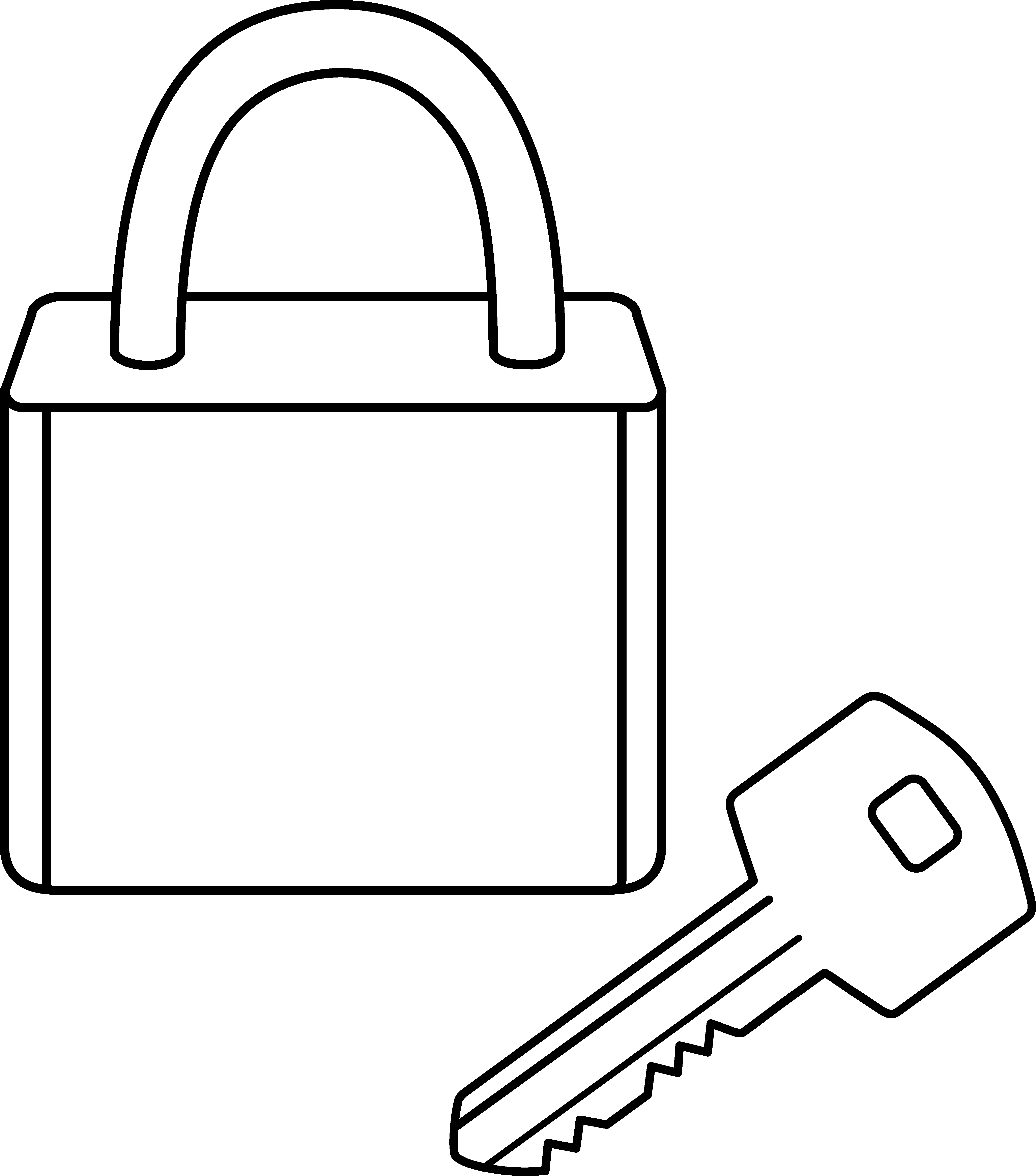 lock clipart outline images