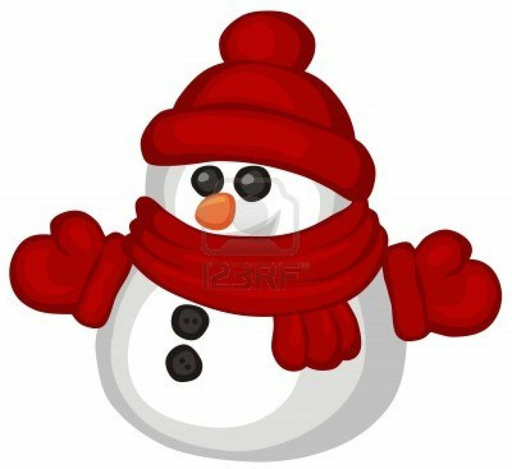 Country Snowman Clipart