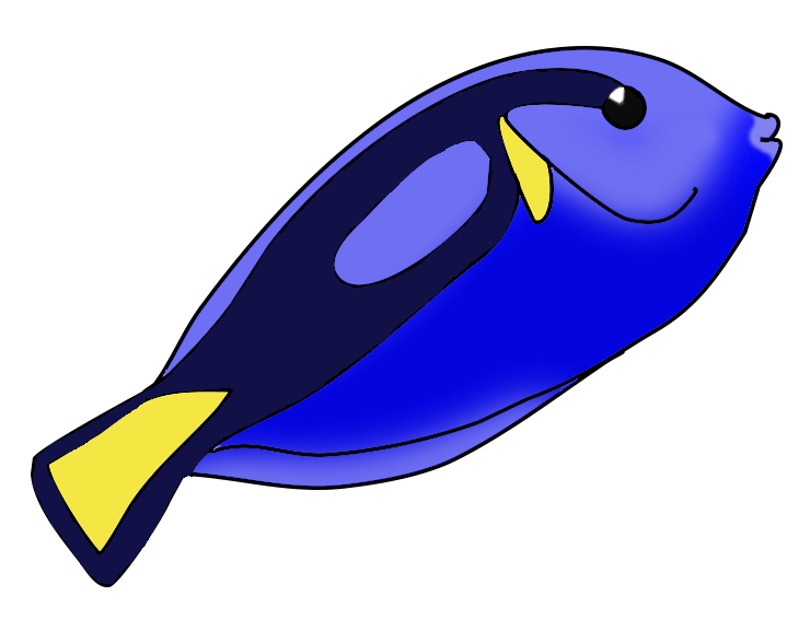 Blue Fish Clipart
