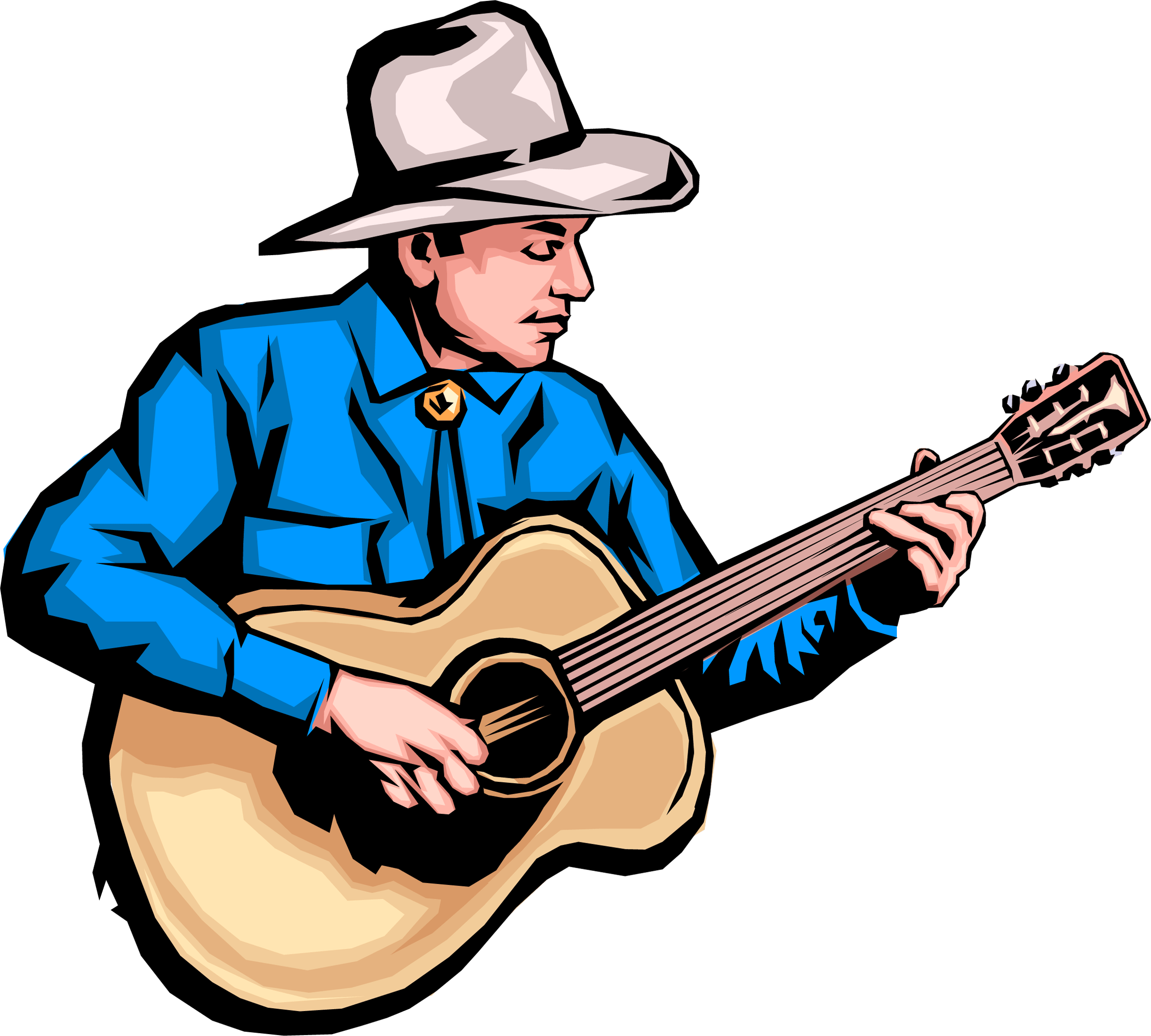 Country Musician Clipart