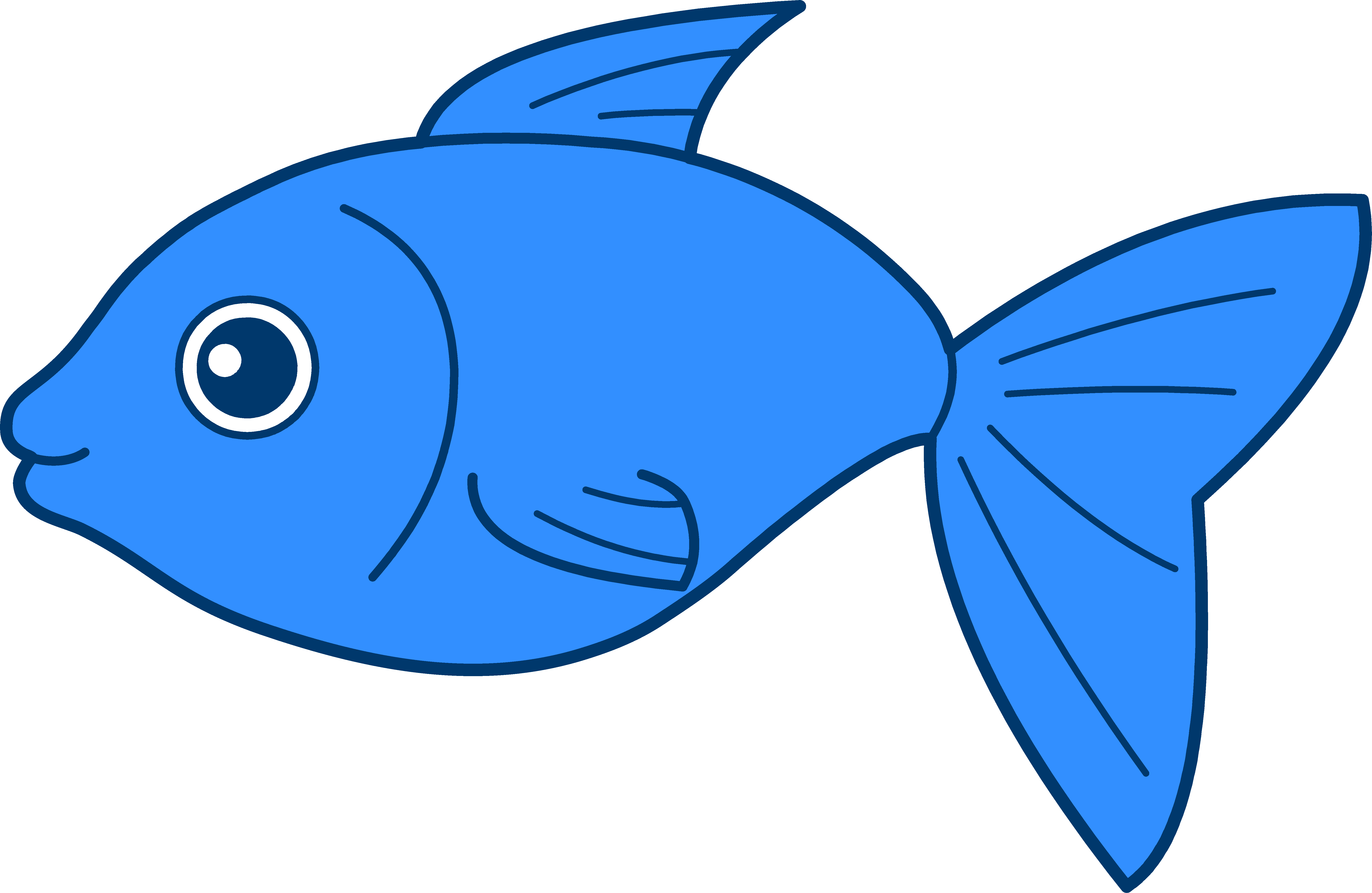 Free Cute Fish Clipart Image