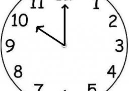 5 45 O Clock Clip Art Library