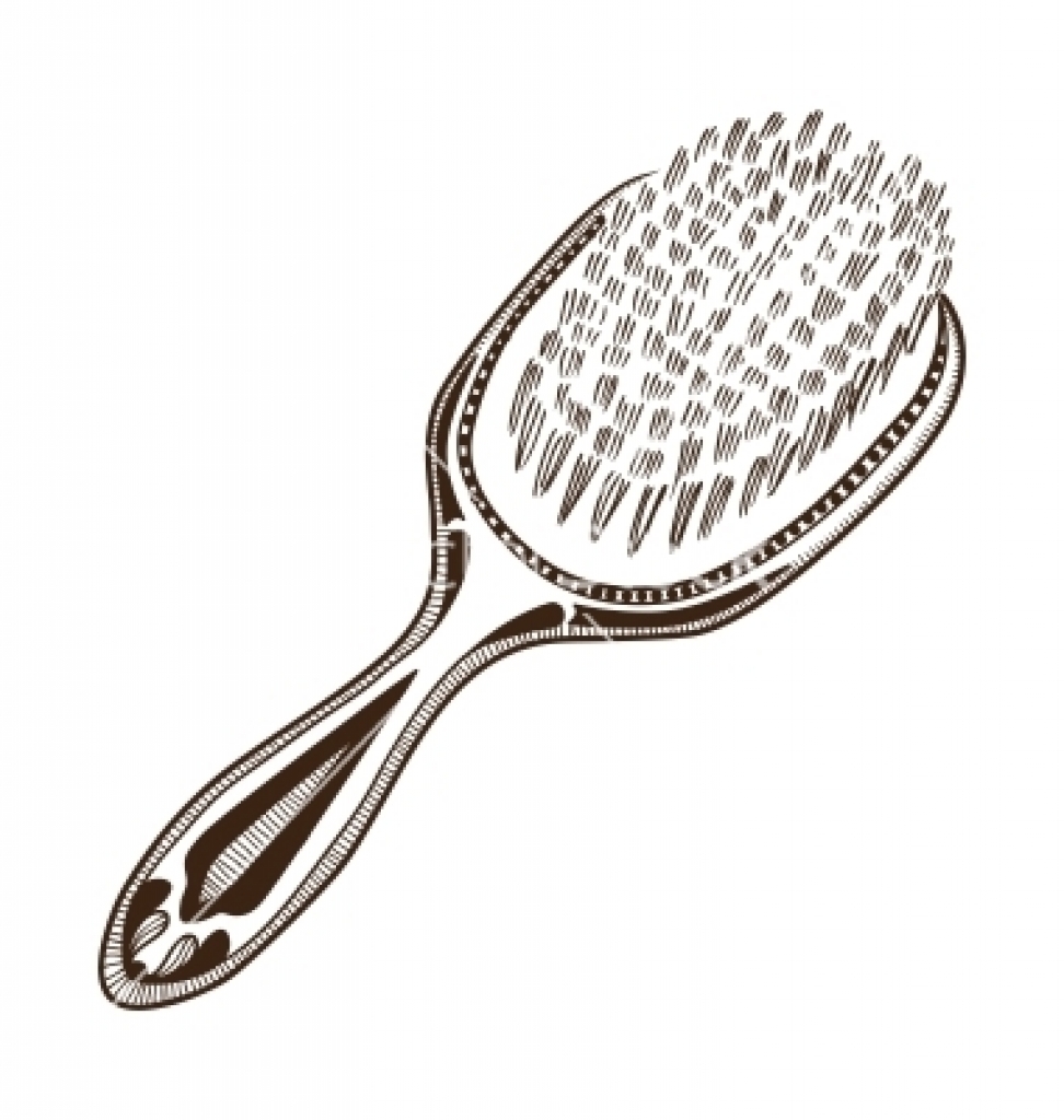 Clipart hair brush