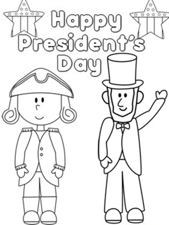 Free president day clipart black and white