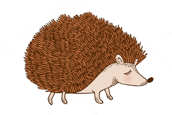 Hedgehog clipart 2