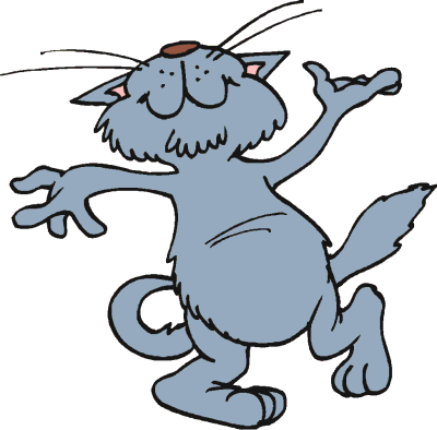 Dancing Cat Animated Clipart