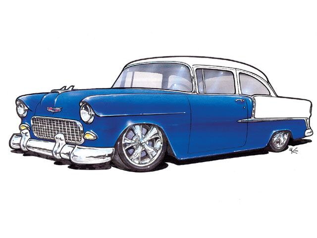 Old chevy truck clipart