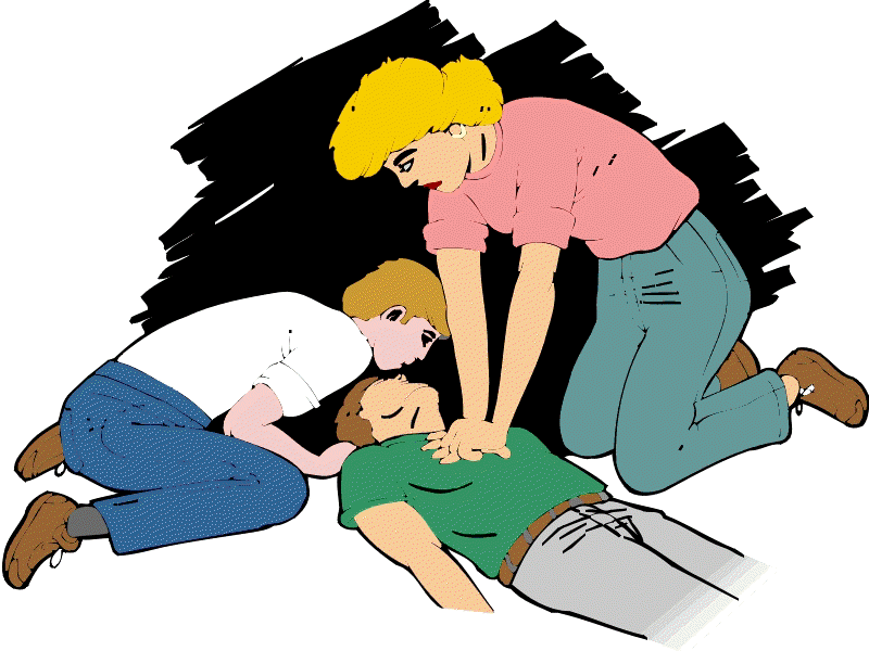 First aid training clipart