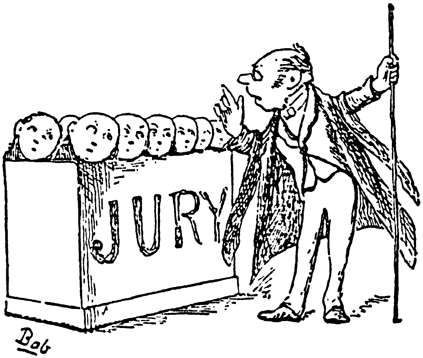 Trial by jury clipart