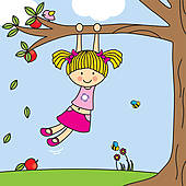 Clipart climbing tree