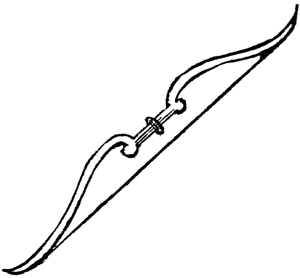 Archery Bow And Arrow Clipart