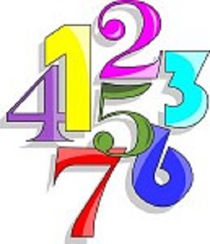 Number math clipart