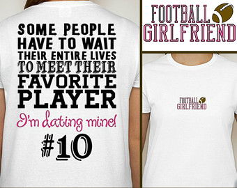 custom football jerseys for girlfriends