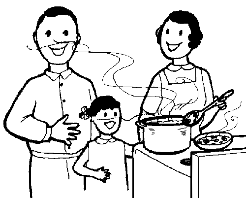 Working Family Clipart