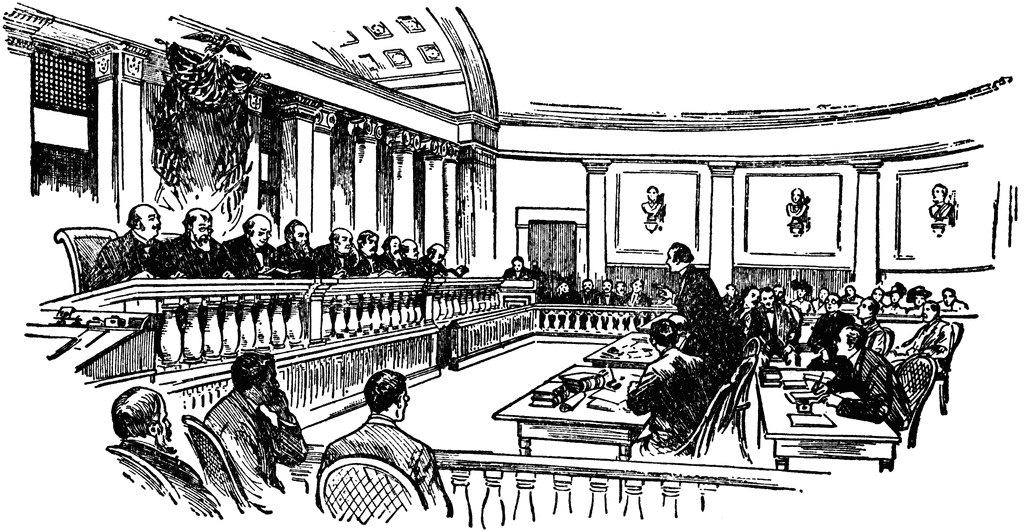 Court Room Clipart