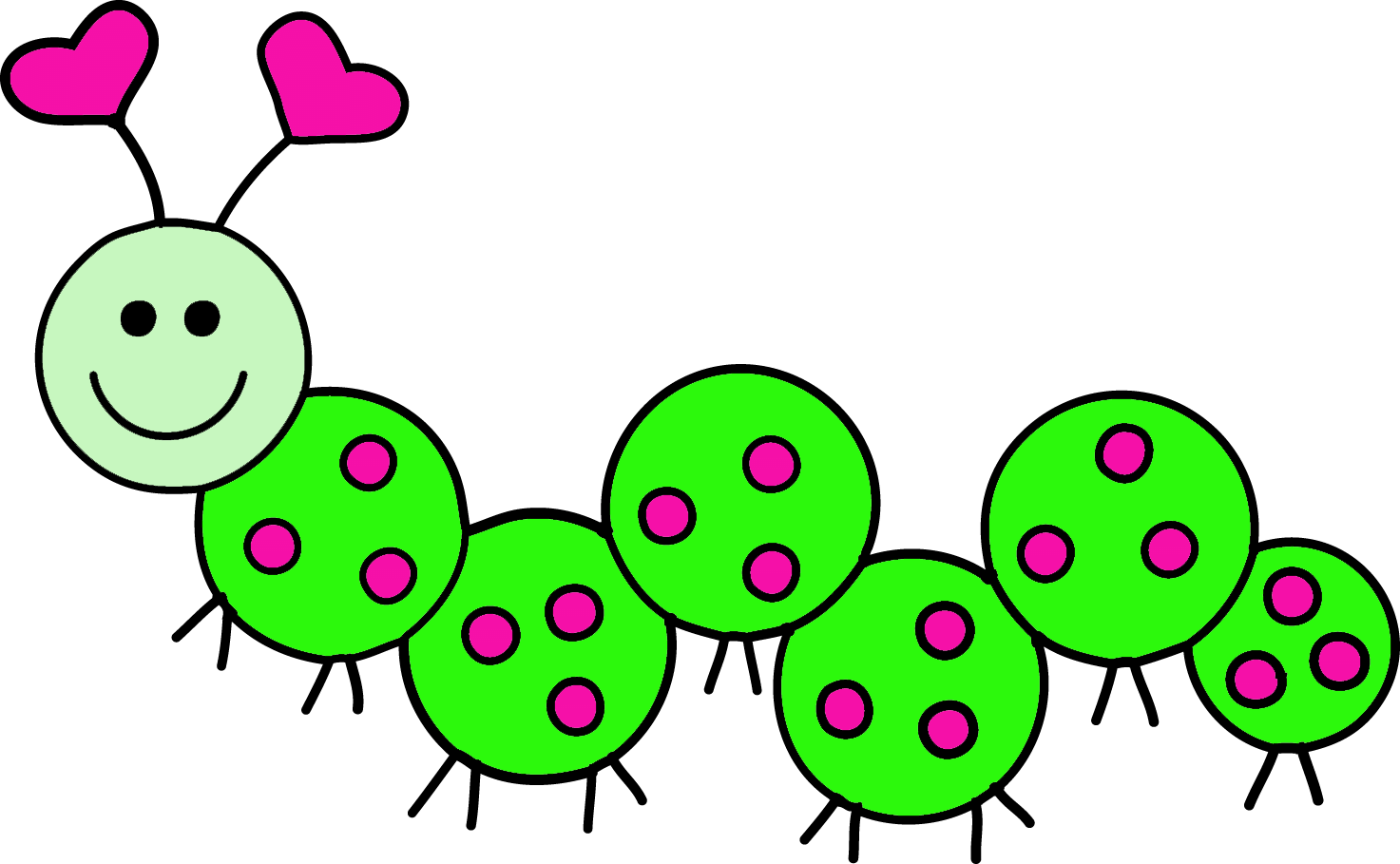 Cartoon Caterpillar Image