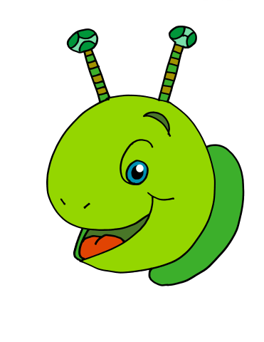 Cartoon Caterpillar Head