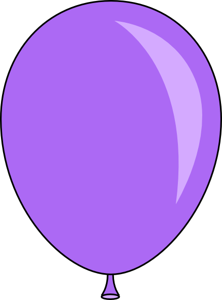 Purple Balloon Clipart