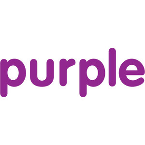 Purple color word clipart