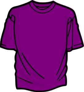 Purple T Shirt Clip Art 