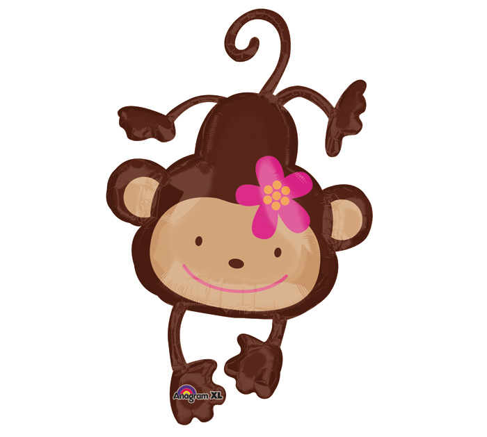 Monkey love clipart