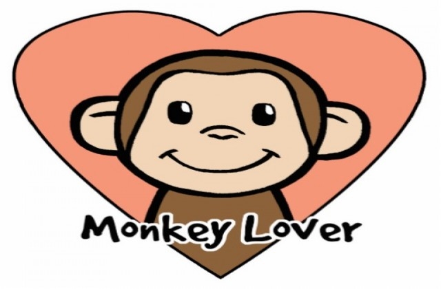 Monkey Love Clipart