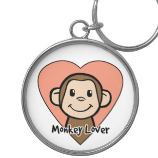 Monkey Clipart Keychains