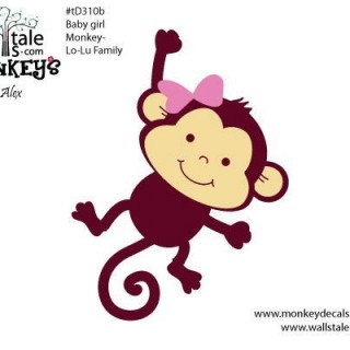 Cute Cartoon Clip Art Smile Monkey Love In Heart Zazzle