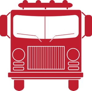Fire wagon clipart image