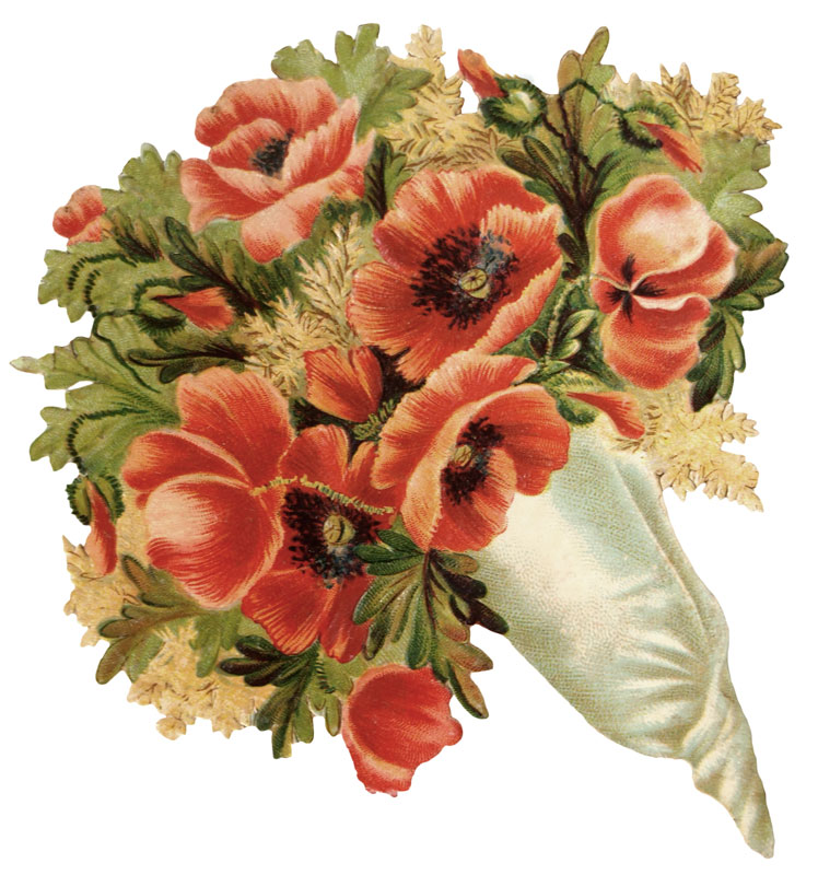 victorian flower clip art