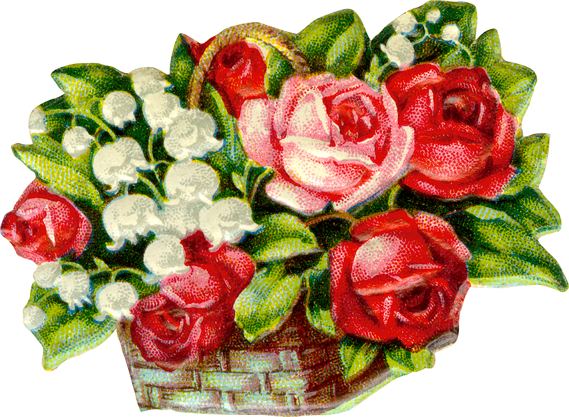 Flower Basket Clipart