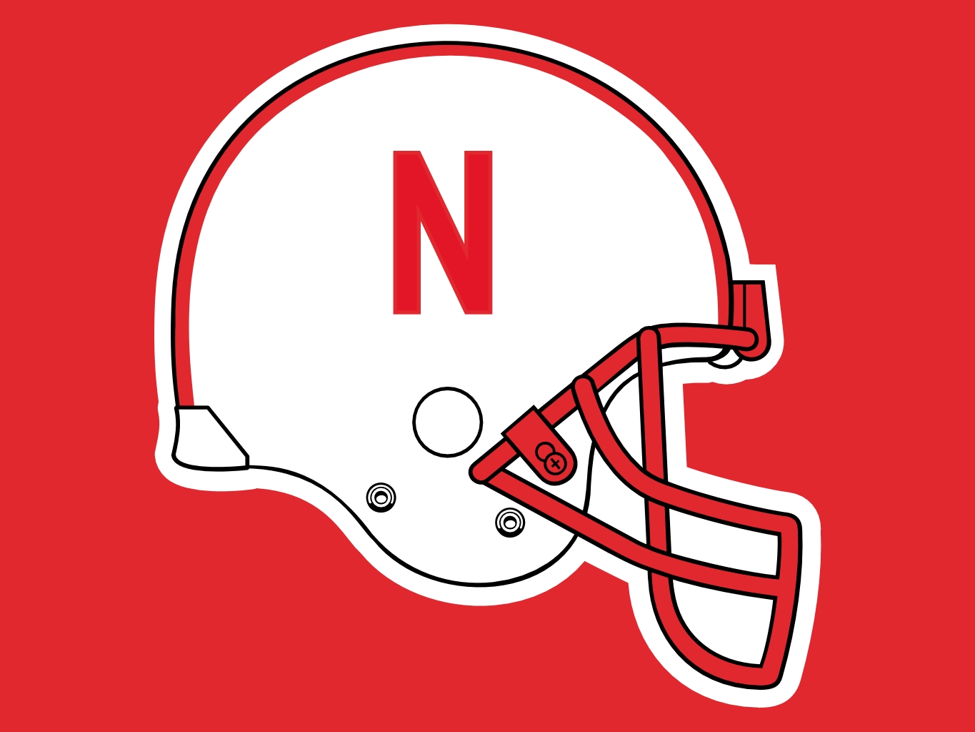 Nebraska football clipart free